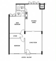 Blk 602 Clementi West Street 1 (Clementi), HDB 3 Rooms #582399601